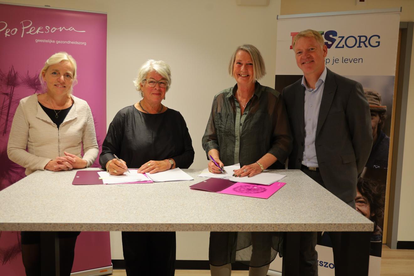 Van links naar rechts: Wendy Bosboom, Marjan Verschuure, Patricia Esveld, Erik de Haan